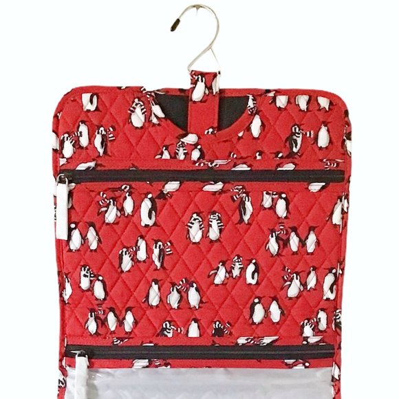 Vera Bradley Hanging Organizer Makeup Bag Penguins - Picture 4 of 9